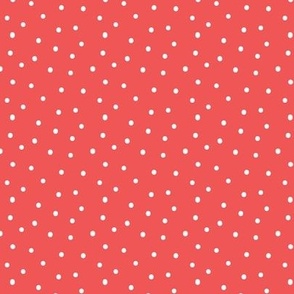 White Dots on Red - medium