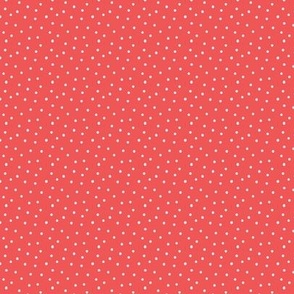 White Dots on Red - mini