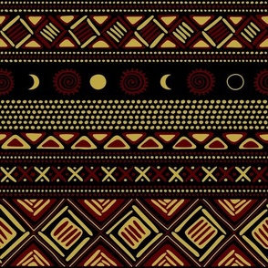tribal pattern in african style_01