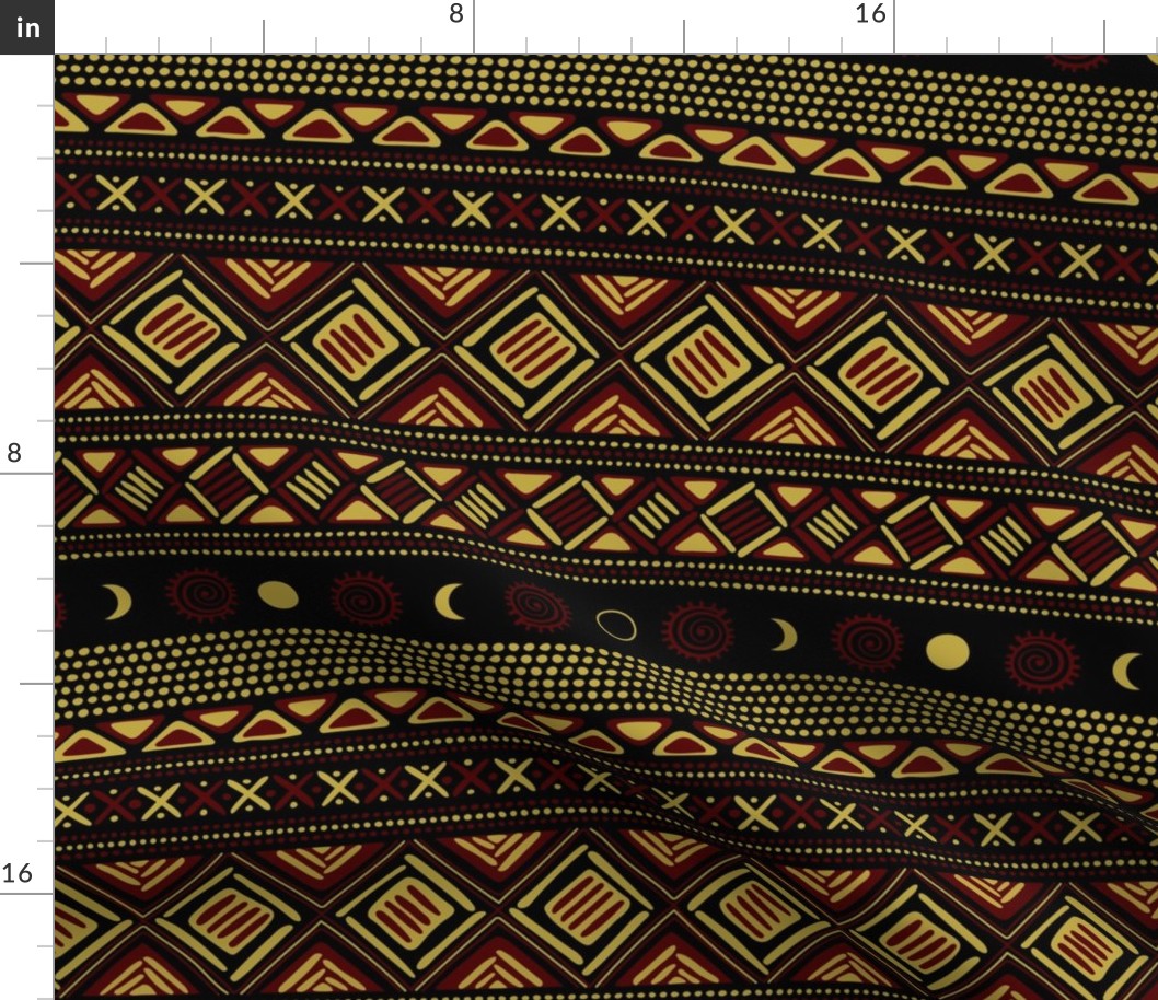 tribal pattern in african style_01