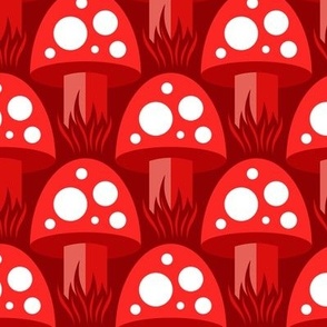 1047 - magic mushrooms, red