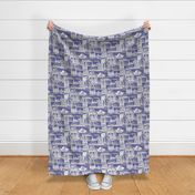 AUSTRALIA TOILE DE JOUY periwinkle