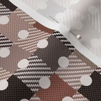 Dark Academia - Checks and Dots No. 002 / Medium