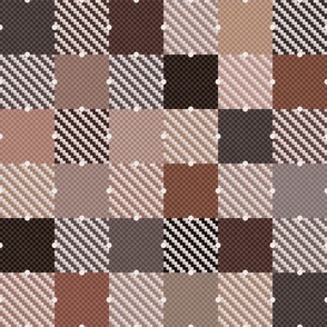 Dark Academia - Checks and Dots No. 004 / Large