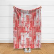urban camo -red - large scale