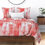 urban camo -red - large scale