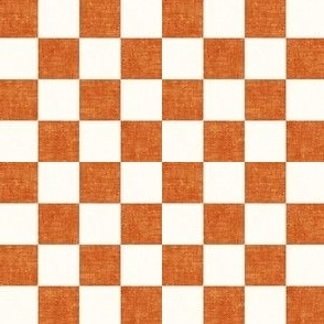 (3/4" scale) Fall checkerboard - ginger - LAD22