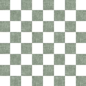 (3/4" scale) Fall Checkerboard - sage - LAD22