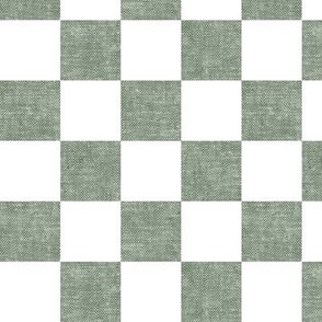 (1.5" scale) Fall Checkerboard - sage - LAD22