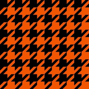 Pumpkin Large Houndstooth