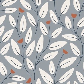 Flowy branches – gray