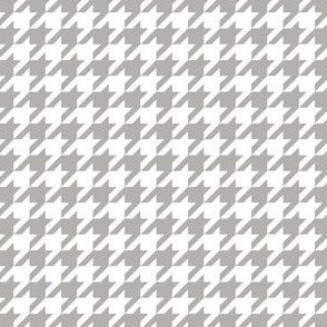 Gray and White Houndstooth, Classic Pattern