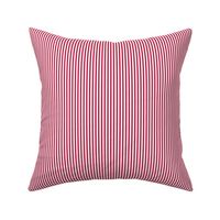 Viva Magenta and white eighth inch stripes vertical