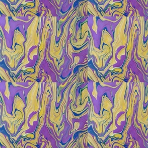 Purple & Gold Psychodelic