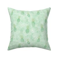 Pineapples, Green, small scale, Pineapple, Fruit, Tropical, "JG Anchor Designs"