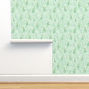 Pineapples, Green, small scale, Pineapple, Fruit, Tropical, "JG Anchor Designs"