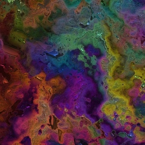 rainbow gemstone nebula - XL size