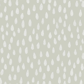 Rain drops - grey (medium)