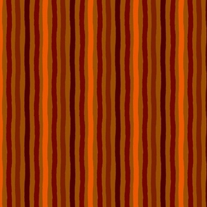 Orange and brown stripes 