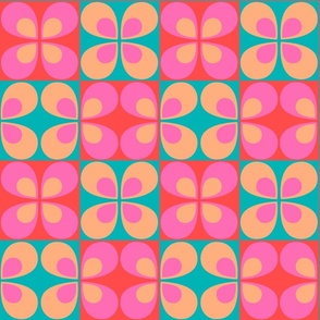 Teardrop Flower Tiles // Summer of Love