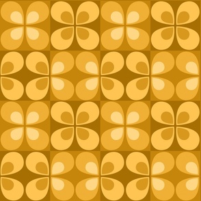 Teardrop Flower Tiles // Buttercup