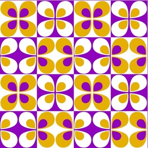 Teardrop Flower Tiles // Spring Pop