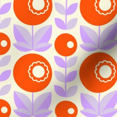 1076 - Scandinavian berries, purple / orange