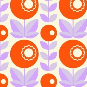 1076 - Scandinavian berries, purple / orange