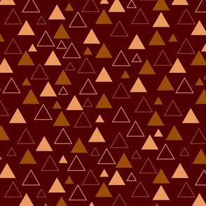 Brown and beige triangles - Large scale