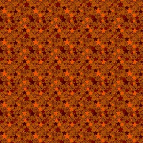 Brown and orange stars - Small scale