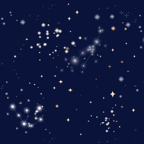 Stars on midnightblue