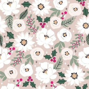 White Christmas Floral