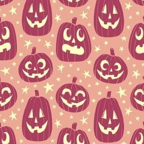 Jack O' Lanterns and Stars Blush