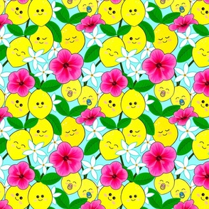 Happy colourdey Amalfi flowers and lemons