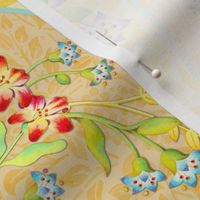 Retro Watercolour Chintz Floral