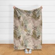 Tropical Abstract (beige)