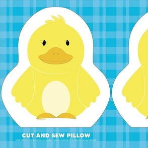 Duck Cut and Sew Pillow