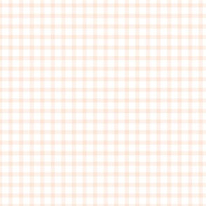 Vintage Spring Light Pink and White Checked Gingham 12 inch