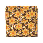 Retro Floral Abtract Flower