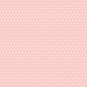 Vintage Spring Pink Polka Dot 6 inch