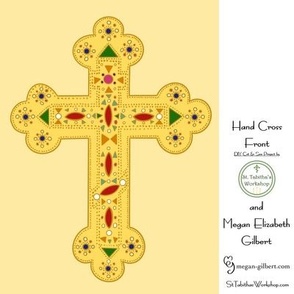 Gold Hand Cross Front