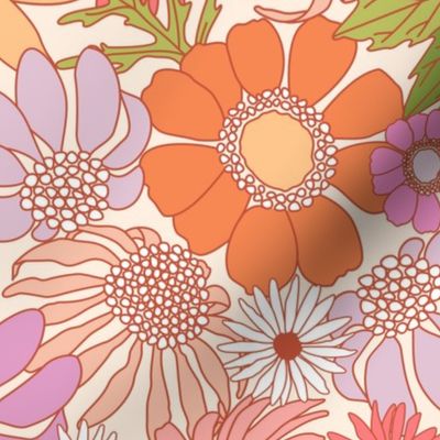 Retro Daisy Garden 