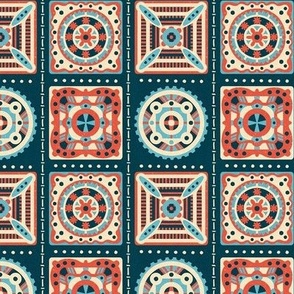 Granny Square Crochet Patch Design / Small Scale