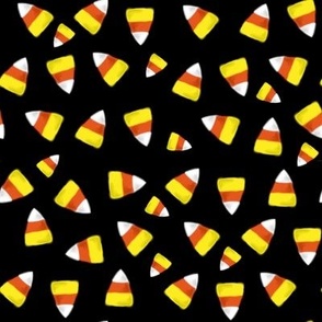 Candy Corn, Halloween Candy Fabric-Large Scale