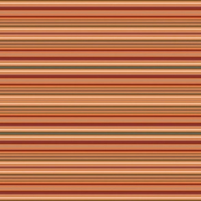 Bohemian orange stripes - horizontal