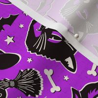 Vintage Halloween Purple - medium scale