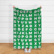 ColorYourWall - Alphabet Capitals - Grass Green
