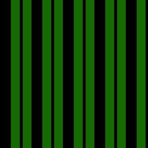 Haunted stripes 1 Green and black