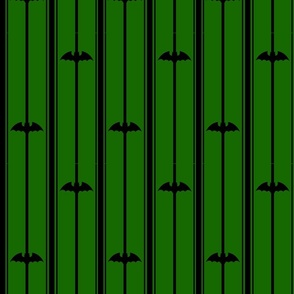 Haunted stripes with Bats