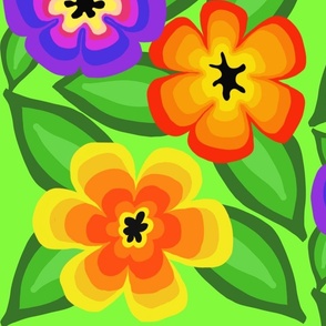 Lg Bold & Beautiful Flowers by DulciArt,LLC